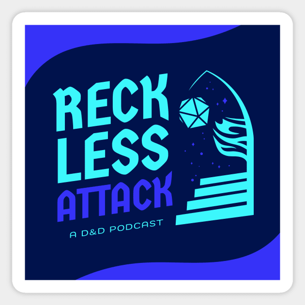 Reckless Attack Podcast Main Logo Sticker by Reckless Attack